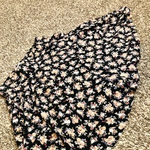 Urban Outfitters Floral Skater Skirt